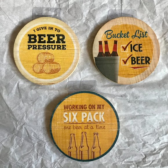 Pop-A-Top Beer Coasters - Picture 3 of 6
